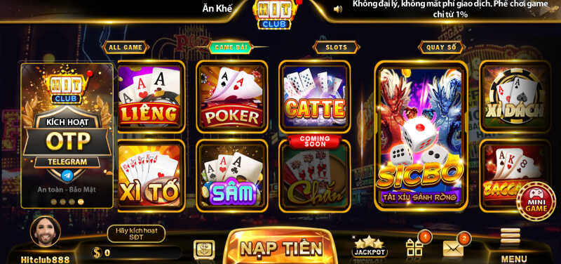 Giới thiệu Game bàn chắn tại Hit Club