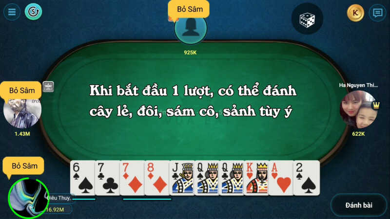 Quy tắc đánh game bài Sâm lốc Hit Club